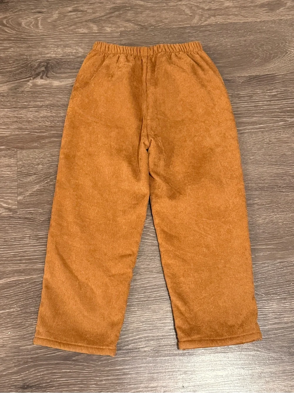 SHEIN Kids Cozy Fleece Joggers - Rust Orange